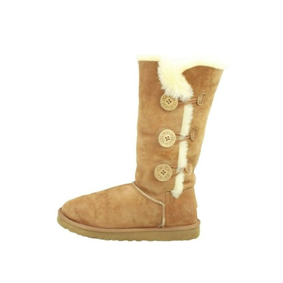 UGG Shoes - UGG Koolaburra Brown Suede Shearling Lined Tall Winter Boots Size 7